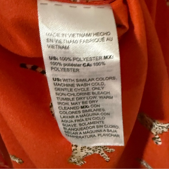 Chico's Vibrant Red Leopard Print Top - Picture 5 of 5